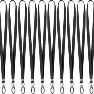 10 Pack Lanyards for ID Badges, Cruise Ship Cards, Keys, Keychain, Long-lasting